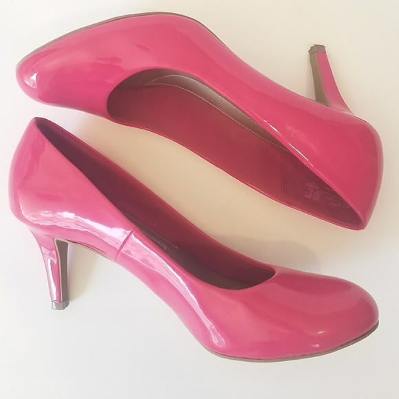 Hot Pink Heels Comfort Plus Size: 10W
